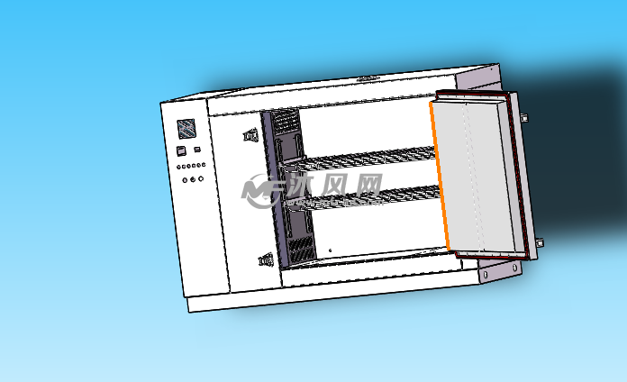 干燥箱后视图文件总览外壳零件预览图纸描述电热鼓风干燥箱又名"烘箱"